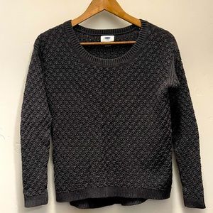 Old Navy Pewter Gray Knit Sweater